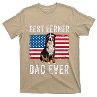 Berner Dad American Flag Dog Lover Owner Bernese Mountain T-Shirt