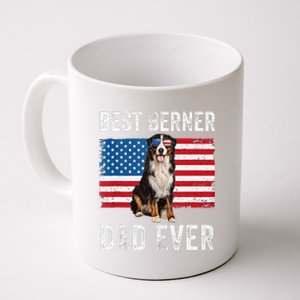 Berner Dad American Flag Dog Lover Owner Bernese Mountain Coffee Mug