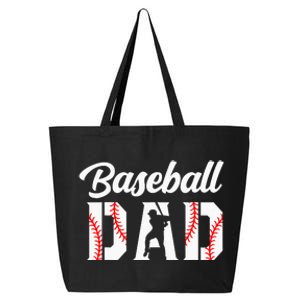 Baseball Dad Apparel Dad Baseball 25L Jumbo Tote