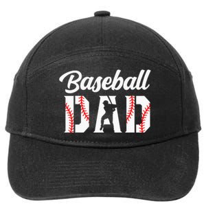 Baseball Dad Apparel Dad Baseball gift father's day 7-Panel Snapback Hat