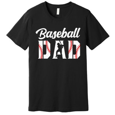 Baseball Dad Apparel Dad Baseball gift father's day Premium T-Shirt