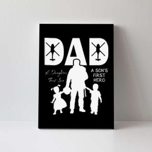 Blackhawk Dad A Daughter's First Love A Son's Hero Canvas