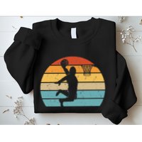 Bigfoot Dunking A Basketball Sasquatch Design Sweatshirt