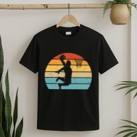 Bigfoot Dunking A Basketball Sasquatch Design T-Shirt