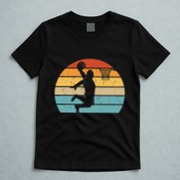 Bigfoot Dunking A Basketball Sasquatch Design T-Shirt