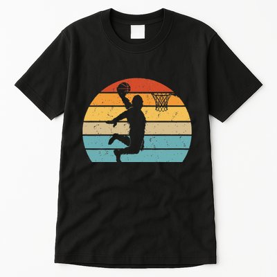 Bigfoot Dunking A Basketball Sasquatch Design Tall T-Shirt