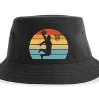 Bigfoot Dunking A Basketball Sasquatch Design Sustainable Bucket Hat