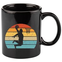 Bigfoot Dunking A Basketball Sasquatch Design 11oz C Handle Ceramic Mug