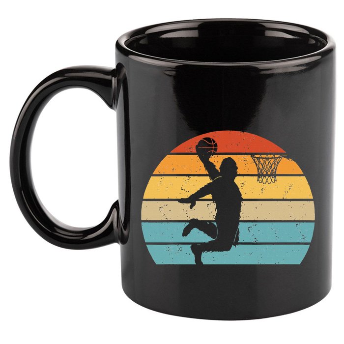 Bigfoot Dunking A Basketball Sasquatch Design 11oz C Handle Ceramic Mug