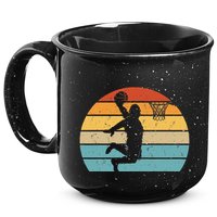 Bigfoot Dunking A Basketball Sasquatch Design 15oz Campfire Ceramic Mug