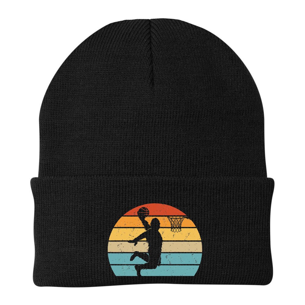 Bigfoot Dunking A Basketball Sasquatch Design Beanie