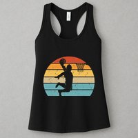 Bigfoot Dunking A Basketball Sasquatch Design Womens Tank Top