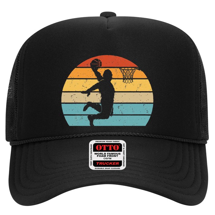 Bigfoot Dunking A Basketball Sasquatch Design Hat