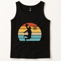 Bigfoot Dunking A Basketball Sasquatch Design Tank Top