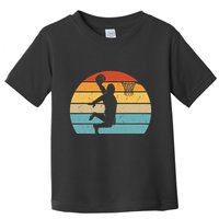 Bigfoot Dunking A Basketball Sasquatch Design Toddler T-Shirt
