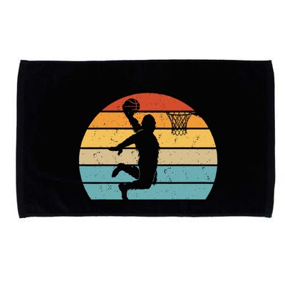 Bigfoot Dunking A Basketball Sasquatch Design Microfiber Hand Towel