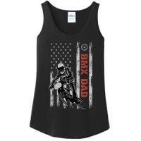 BMX Dad American Flag Fathers Day 4th Of July Gift Ladies Essential Tank