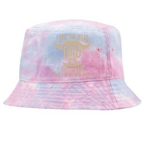 Best Dad And Stepdad Cute Fathers Day Tie-Dyed Bucket Hat