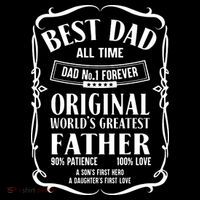 Best Dad All Time Dad No1 Dad Shirt Father's Day Premium T-Shirt