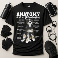 Bernedoodle Dog Anatomy Of A Bernedoodle Cooling Performance Crew T-Shirt