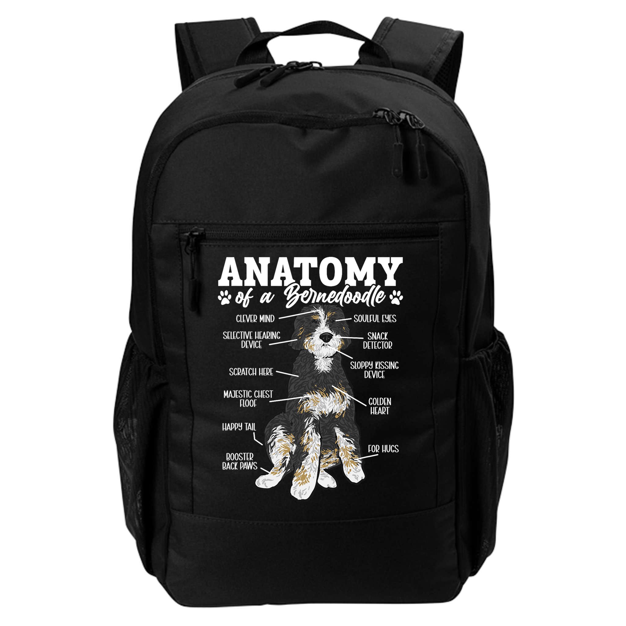 Bernedoodle Dog Anatomy Of A Bernedoodle Backpack