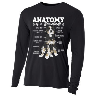 Bernedoodle Dog Anatomy Of A Bernedoodle Cooling Performance Long Sleeve Crew