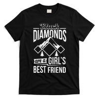 Black Diamonds Are A Best Friend Ski Snowboard T-Shirt