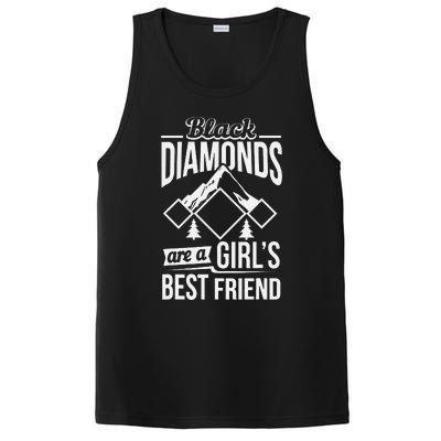 Black Diamonds Are A Best Friend Ski Snowboard PosiCharge Competitor Tank