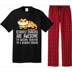 Bearded Dragons Are Awesome Im Awesome Im A Bearded Dragon Pajama Set