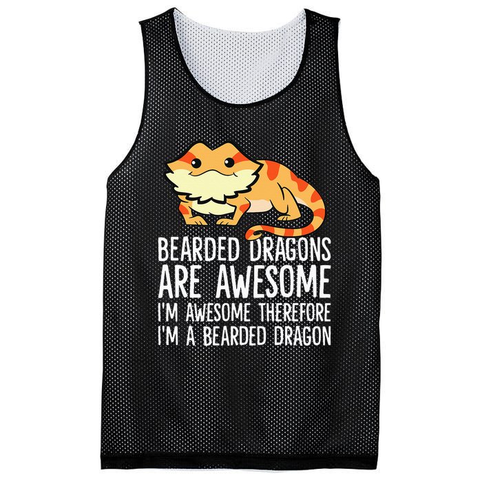 Bearded Dragons Are Awesome Im Awesome Im A Bearded Dragon Mesh Reversible Basketball Jersey Tank