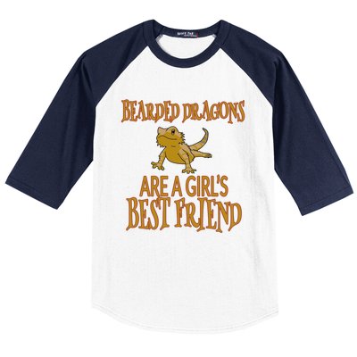 Bearded Dragons Are Best Friend Baseball Sleeve Shirt