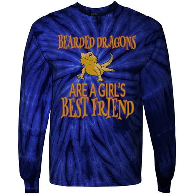 Bearded Dragons Are Best Friend Tie-Dye Long Sleeve Shirt