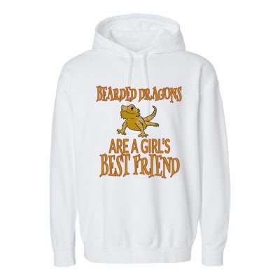 Bearded Dragons Are Best Friend Garment-Dyed Fleece Hoodie