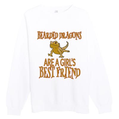 Bearded Dragons Are Best Friend Premium Crewneck Sweatshirt