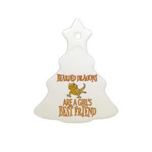 Bearded Dragons Are Best Friend Ceramic Tree Ornament