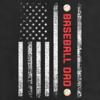 Baseball Dad American Flag Cool Father's Day Gift Hat