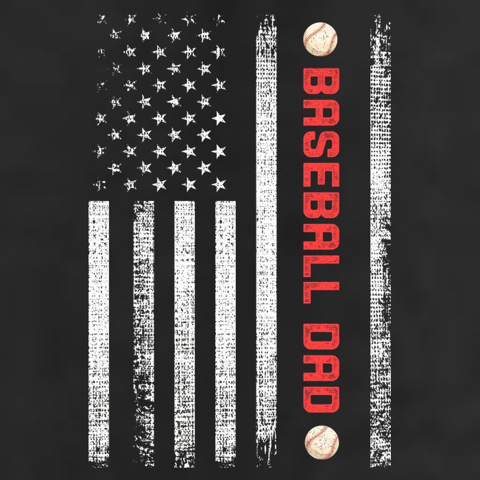 Baseball Dad American Flag Cool Father's Day Gift Hat