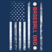 Baseball Dad American Flag Cool Father's Day Gift 16 in Basic Backpack