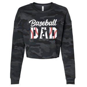 Baseball Dad Apparel Dad Baseball Cropped Pullover Crew