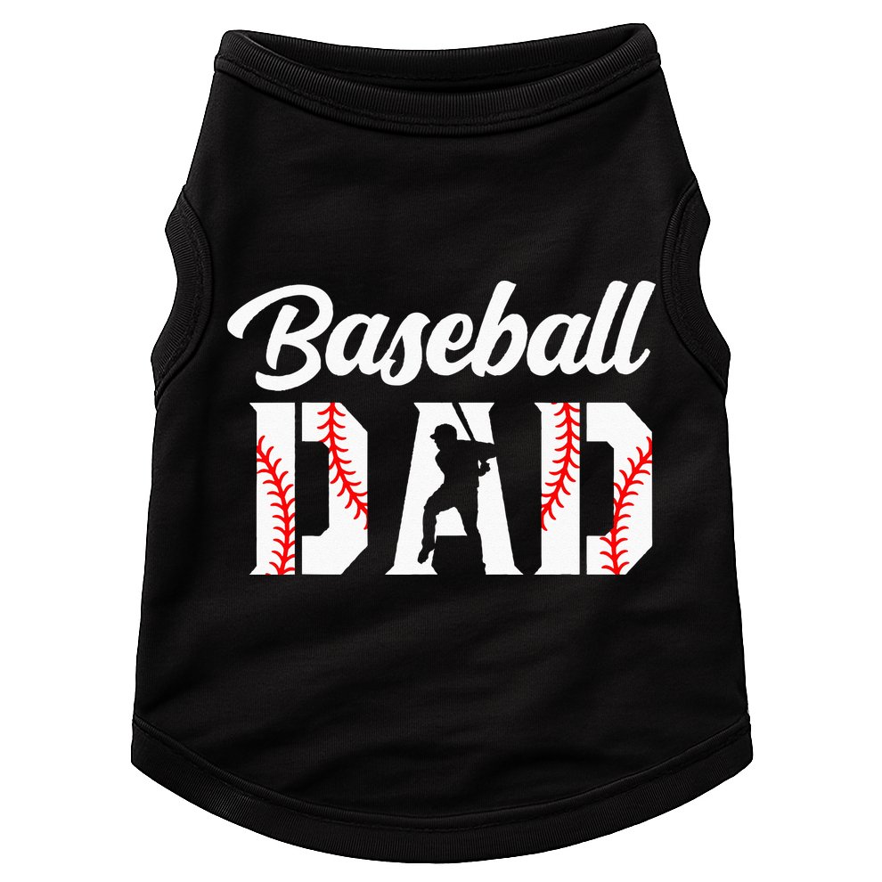 Baseball Dad Apparel Dad Baseball Doggie Tank