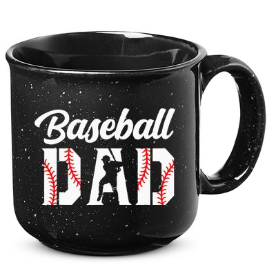 Baseball Dad Apparel Dad Baseball 15oz Campfire Ceramic Mug