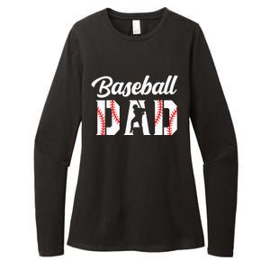 Baseball Dad Apparel Dad Baseball Womens CVC Long Sleeve Shirt