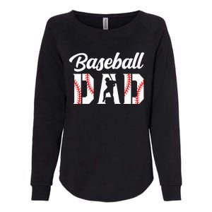 Baseball Dad Apparel Dad Baseball Womens California Wash Sweatshirt