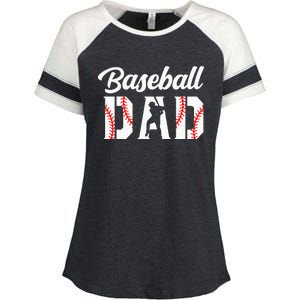 Baseball Dad Apparel Dad Baseball Enza Ladies Jersey Colorblock Tee