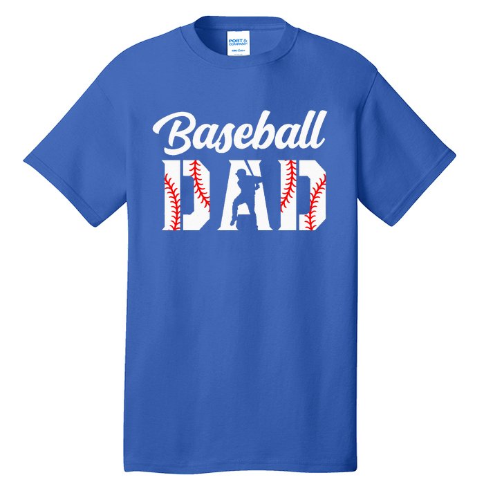 Baseball Dad Apparel Dad Baseball Tall T-Shirt