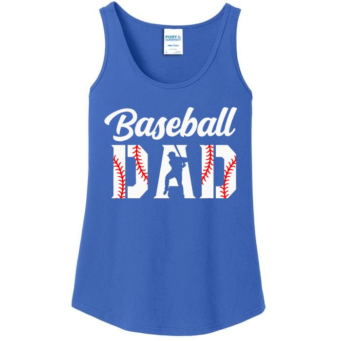 Baseball Dad Apparel Dad Baseball Ladies Essential Tank