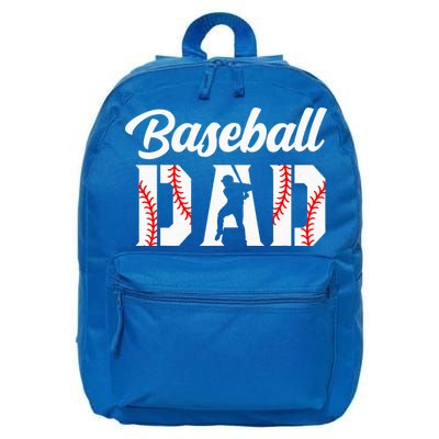 Baseball Dad Apparel Dad Baseball 16 in Basic Backpack