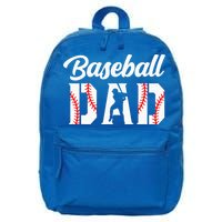 Baseball Dad Apparel Dad Baseball 16 in Basic Backpack