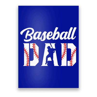 Baseball Dad Apparel Dad Baseball Poster