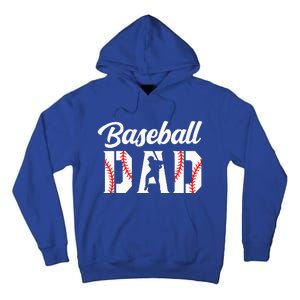 Baseball Dad Apparel Dad Baseball Tall Hoodie